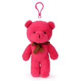 Özgüner Oyuncak Mini Peluş Ayıcık Anahtarlık 15 cm - Yumuşak Peluş Ayı Anahtarlık - Çanta ve Anahtar Süsü (fuşya)