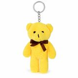 Özgüner Oyuncak Mini Peluş Ayıcık Anahtarlık 15 cm - Yumuşak Peluş Ayı Anahtarlık - Çanta ve Anahtar Süsü (sarı)