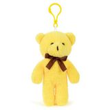Özgüner Oyuncak Mini Peluş Ayıcık Anahtarlık 15 cm - Yumuşak Peluş Ayı Anahtarlık - Çanta ve Anahtar Süsü (sarı)