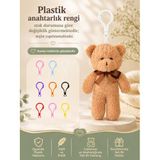 Özgüner Oyuncak Mini Peluş Ayıcık Anahtarlık 50'li Set 15 cm - Hediyelik Ayı Anahtarlık Paketi - Çanta Süsü ve Parti Hediyeliği (Kahverengi)