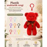 Özgüner Oyuncak Mini Peluş Ayıcık Anahtarlık 50'li Set 15 cm - Hediyelik Ayı Anahtarlık Paketi - Çanta Süsü ve Parti Hediyeliği