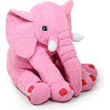 Özgüner Oyuncak Oyuncak Ayıcı 65 cm Uyku Arkadaşım Fil - Pembe