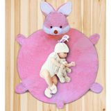Özgüner Oyuncak Özgüner Oyuncak Bebek Oyun Halısı 120 cm Tavşanlı Oyun Matı - Pembe