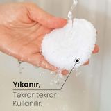 Özgüner Oyuncak Pelüş Makyaj Çıkarıcı Pedler,Tekrar Kullanılabilir ve Yıkanabilir, Süper Yumuşak Cilt Dostu Temizleme Pedi Seti(Sarı)