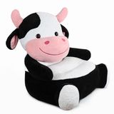 Özgüner Oyuncak Pelüş Oturma Koltuğu,Çocuk Koltuğu,Bebek Oturağı,Puf,Pelüş Puf,Bebek Pufu (İnek)