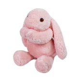 Özgüner Oyuncak Peluş Tavşan 40 cm Uzun Kulaklı Yumuşak Uyku Arkadaşı,Sarkık Kulaklı Tavşan Pelüş(Pembe)