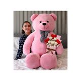 Özgüner Oyuncak Sevgililer Günü İçin Romantik Hediye 160 Papyonlu Büyük Peluş Ayıcık ve Kalpli Ayıcık Buketi
