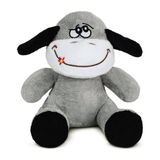 Özgüner Oyuncak Sevimli 25 cm Çiçek Peluş Serisi - gri eşek