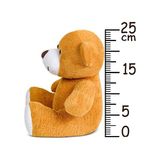 Özgüner Oyuncak Sevimli 25 cm Çiçek Peluş Serisi - kahve çiçek ayı
