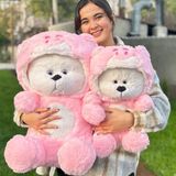 Özgüner Oyuncak Uykucumcuk Panda, Panda,Ayıcık,Pelüş Oyuncak,Doldurulabilir Oyuncak,Yumuşak Ayıcık (Pembe No:1)