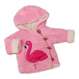 Özgüner Oyuncak Yeni Doğan Mont,Welsoft Bebek Hırkası,Köpekli,Pandalı,Ayıcıklı,Filli Pelüş Ceketler (Pelikan, 6-9 Ay)