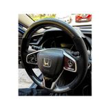 ÖZGÜR DERİ DİREKSİYON HONDA CİVİC FC5 ARACA ÖZEL KRİSTAL KARBON ALKANTARA DİREKSİYON KILIFI