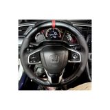 ÖZGÜR DERİ DİREKSİYON HONDA CİVİC FC5 ARACA ÖZEL KRİSTAL KARBON DİREKSİYON KILIFI