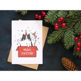 Özgür Yılbaşı Happy New Year Tebrik Kartı Kartpostalı