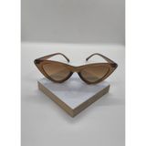 Ozgurca Aksesuar Kedi Cat Eye Unisex Güneş Gözlüğü - Kahverengi