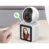 Özgürce 1080P LCD Görüntülü Bebek Odası Güvenlik Kamerası, Uzaktan Izleme - Seçenek 1 - Ahşap - Beyaz