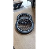 Özgürce 16CM Beyaz Neon Işıklı Hoparlör ve Midrange Kapağı 1 Takım (2 Adet) - Seçenek 1