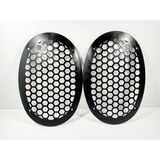 Özgürce 2 Adet Oval Plastik Hoparlör Kapağı, Kaliteli Midrange Koruma Seti - Seçenek 1