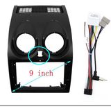 Özgürce 2008-2014 Nissan Qashqai 9 Inç Multimedya Çerçevesi For Upgrades - Seçenek 1 - Antrasit