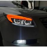 Özgürce 2009-2013 Opel Insignia Iç Far Için 4'lü Rgb Angel 16 Renkli Set - Antrasit - Seçenek 1