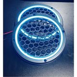 Özgürce 20CM Buzmavisi Neon Işıklı Hoparlör ve Midrange Kapağı Takımı (2'li) - Seçenek 1