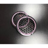 Özgürce 20CM Pembe Neon Işıklı Hoparlör ve Midrange Kapağı 1 Takım (2 Adet) - Seçenek 1