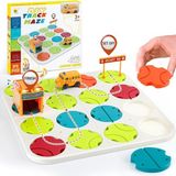 Özgürce 34 Parça Stem Eğitici Kendin Yap Yol Inşa Puzzle Oyuncak - Seçenek 1