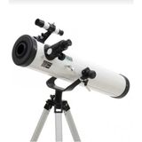 Özgürce 350X Profesyonel Ultra Hd Astronomik Monoküler Teleskop ile Uzay Gözlemi - Ahşap - Beyaz - Seçenek 1