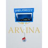 Özgürce 3D Duvar Anahtarlık Askısı ve Mini Garaj Standı, Dekoratif Anahtar Tutucu - Seçenek 1 - Ahşap - Ceviz