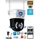 Özgürce 3mp Çift Lens Wi-Fi Ptz Kamera Seti ile Güvenliği Artırın - Seçenek 1 - Ahşap - Beyaz