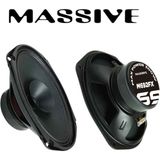 Özgürce 600W Rms Oval Oto Midrange Hoparlör Çifti, Güçlü ve Temiz Ses Için - Seçenek 1