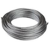 Özgürce 6mm Galvaniz Çelik Halat 50M, Dayanıklı ve Uzun Ömürlü Çekme Halatı - Ahşap - Beyaz - Seçenek 1