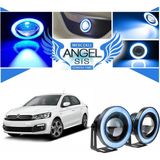 Özgürce 76MM Buz Mavi Universal LED Angel Sis Farı Citroen C Elysee Uyumlu - Eflatun - Seçenek 1