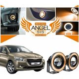 Özgürce 76MM Turuncu Mercekli LED Angel Sis Farı, Peugeot 301 Uyumlu, Yüksek Parlaklık - Eflatun - Seçenek 1