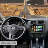 Özgürce 9 Inç Volkswagen Jetta Multimedia Ekran, 4gb Ram, 64GB Hafıza, Carplay, Kamera - Seçenek 1 - Haki