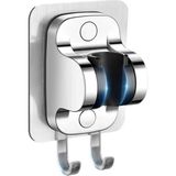 Özgürce Ayarlanabilir, Su Geçirmez ve Yapışkanlı Duş Başlığı Tutucu, Chrome Finish - Seçenek 1