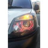 Özgürce Berlingo Far Iç U Tip Rgb Angel, Yüksek Kalite ve Şık Tasarım - Antrasit - Seçenek 1