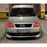 Özgürce Çift Renkli 16 Renkli Angel Far Iç Işık Seti, Vw Caddy 2004-2011 Uyumlu - Antrasit - Seçenek 1