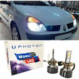 Özgürce Clio 2 H7 Xenon LED Kısa Far Ampulü Beyaz Yeni Seri 2002-2006 Uyumlu - Seçenek 1