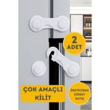 Özgürce Çocuk Dolap Çekmece Kilidi, Güvenli ve Pratik Kullanım Seti - Seçenek 1