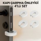 Özgürce Çocuk Güvenliği Kapı Çarpma Seti 4’lü, Parmak Koruyucu ve Kapı Koruyucu - Seçenek 1
