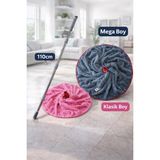Özgürce Çok Amaçlı Mikrofiber Mop Sap Seti, Yedek Paspas Ucu ve Mega, Klasik Mopler - Antrasit - Seçenek 1