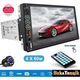 Özgürce Double Teyp 7 4X50W Bt USB Sd Fm Aux Kameralı Tofas Seri Uyumlu - Antrasit