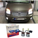Özgürce Duo Beyaz H11 Xenon Sis Farı Ampulü, 2002-2013 Uyumlu - Seçenek 1