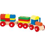 Özgürce Eğitici Ahşap Tren Blokları, Montessori Oyun Seti, Çocuk Gelişim Oyunu - Seçenek 1 - Ahşap - Beyaz