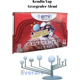 Özgürce Eğlenceli ve Eğitici Çocuklar Için Gezegenler Seti, Kendin Yap Hobi Seti - Açık Bej - Seçenek 1