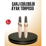 Özgürce Elektrikli Ayak Törpüsü, Güçlü ve Pratik Ayak Bakım Cihazı - Açık Bej - Seçenek 1