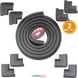Özgürce Esnek Siyah Kauçuk Köşe Koruyucu 2 Metre 4’lü Paket Hediye - Seçenek 1