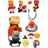 Özgürce Güçlü 3hp 63CC Benzinli Çelik Krank Sırt Tipi Tırpan Çayır Ot Biçme Makinesi - Seçenek 1