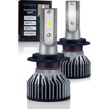 Özgürce H11 LED Xenon Far Ampulü Mini Slim Csp Şimşek Etkili, Parlak ve Güçlü Işık - Antrasit - Seçenek 1
